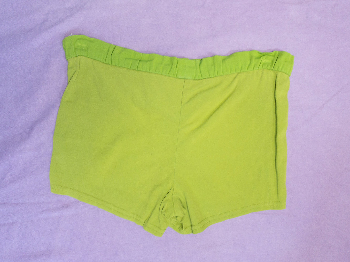 60s Lime Green Swim Trunk Booty Short | XS/S/M