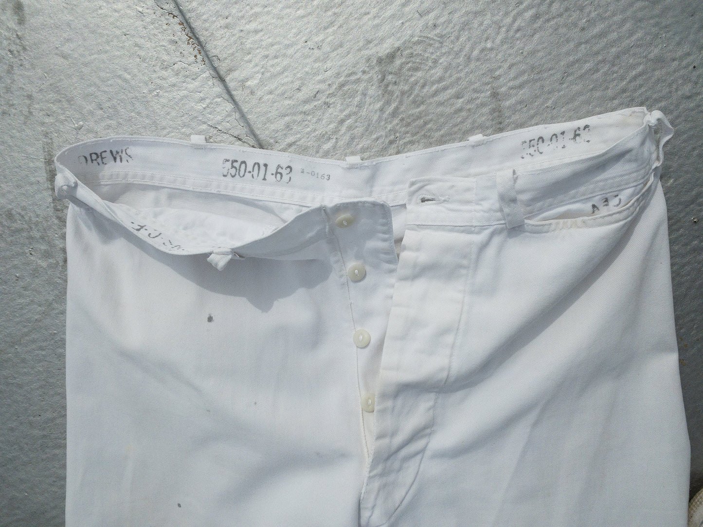 White Sailor Pant | 34 x 27