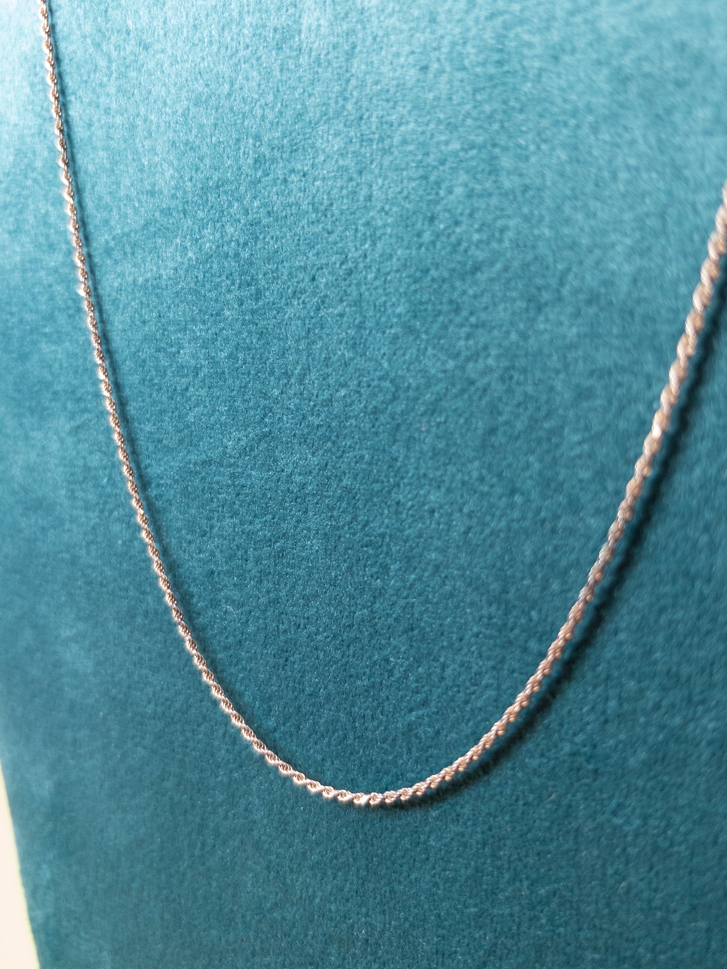 Sterling Silver 18" Twisted Baby Chain