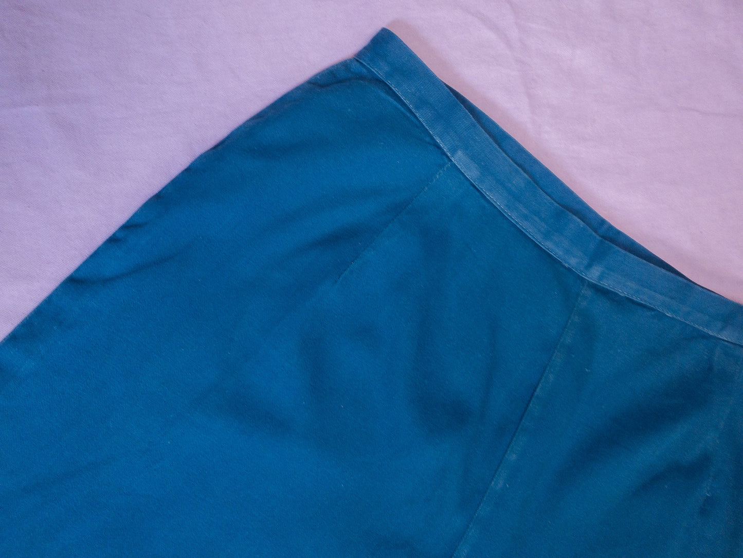 50s 60s Rich Blue Shorts | 30" | High Waist Pin Up Bermuda