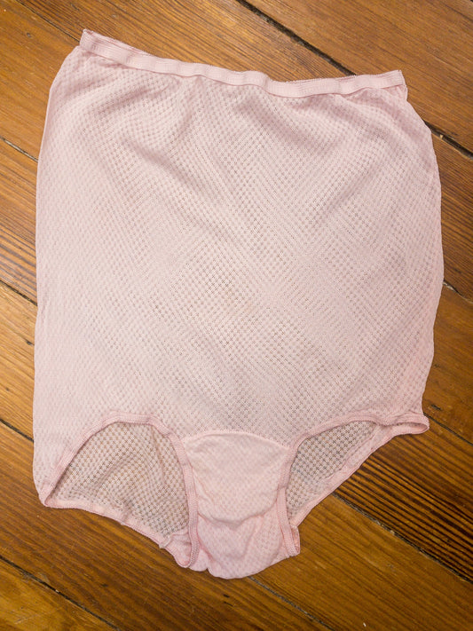 60's Baby Pink Eyelet High Waist Underwear