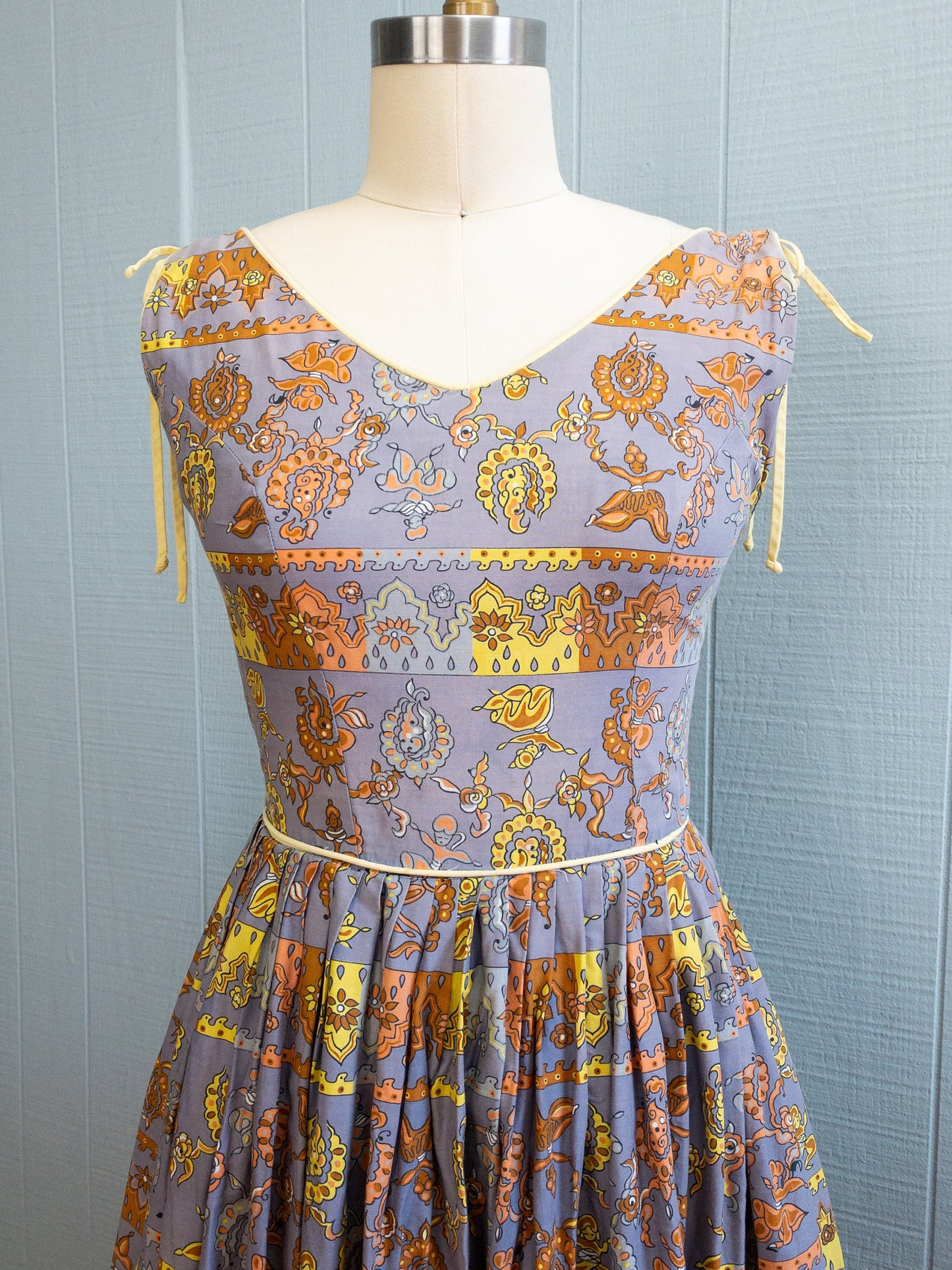 50s Lavender Whirling Dervish Dress | XS/S