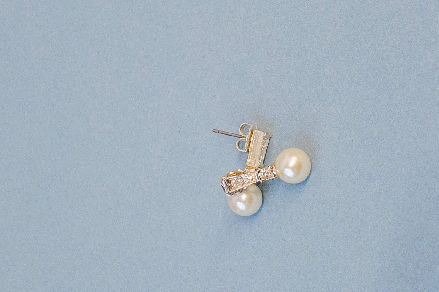 Rhinestone & Pearl Earrings
