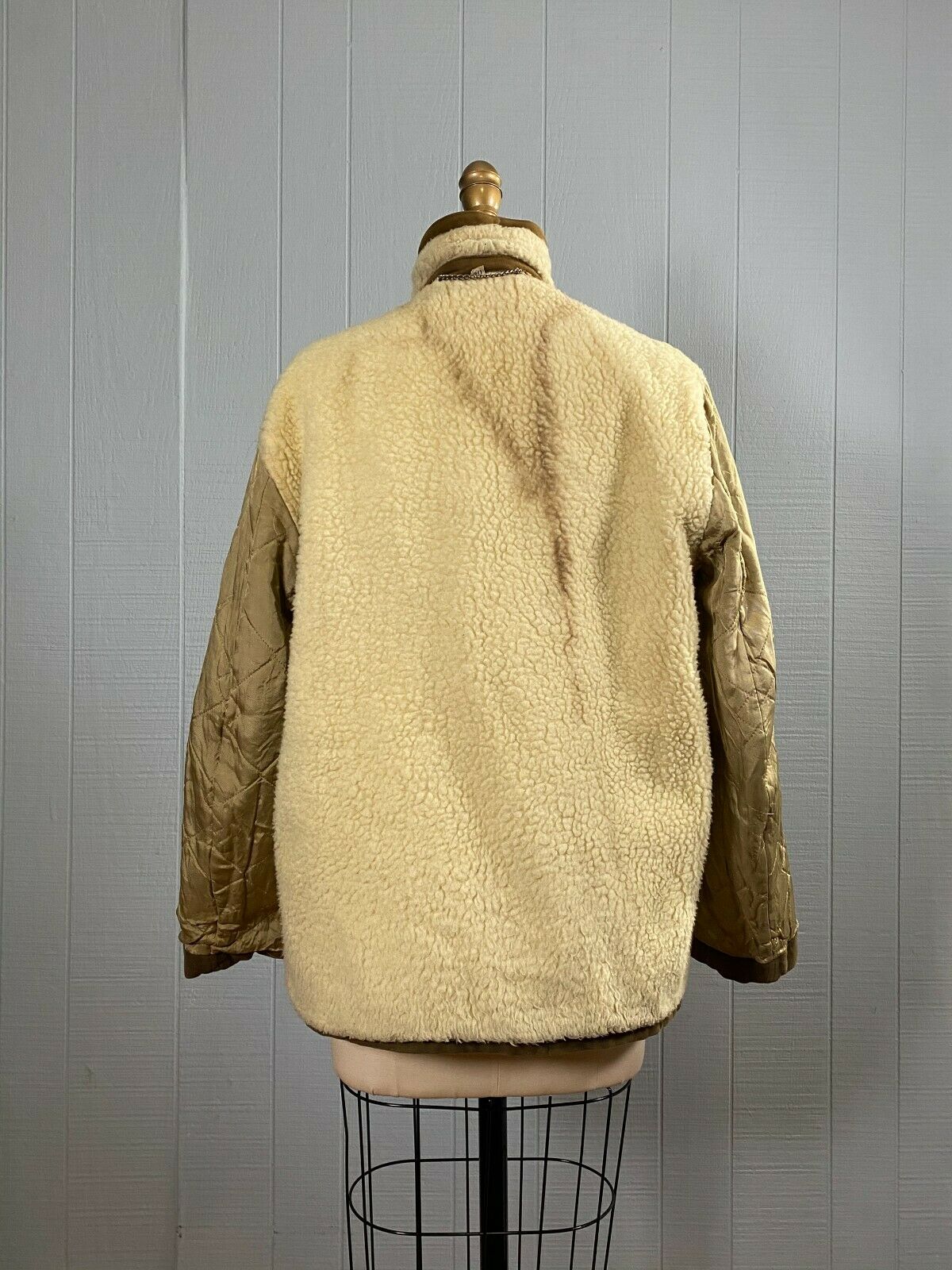 60s 70s Brown Sherpa Jacket