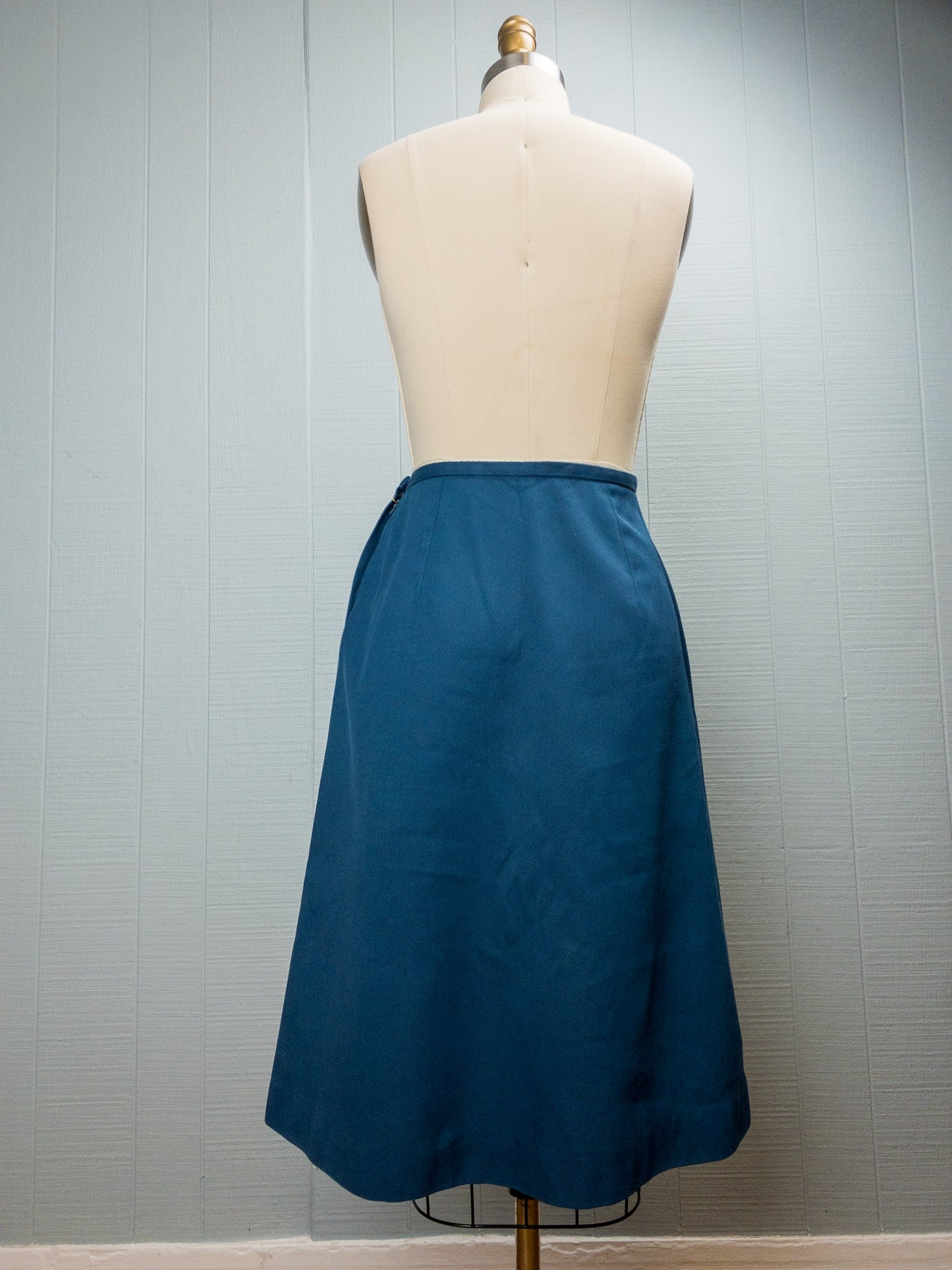 50s Ocean Teal Skirt | M