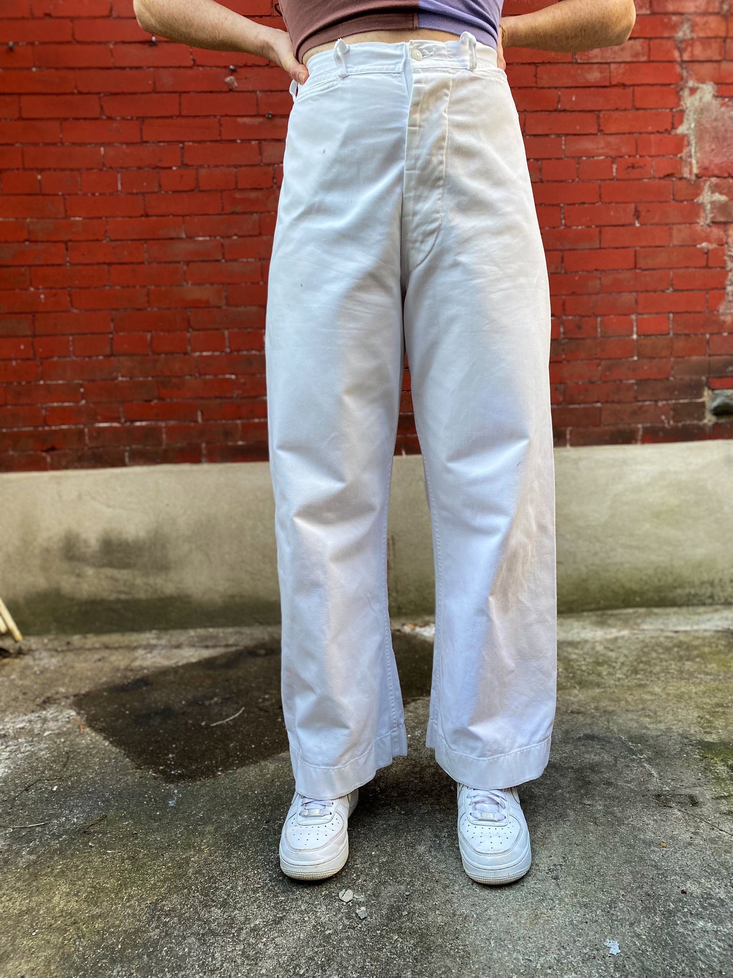 White Sailor Pant | 34 x 27