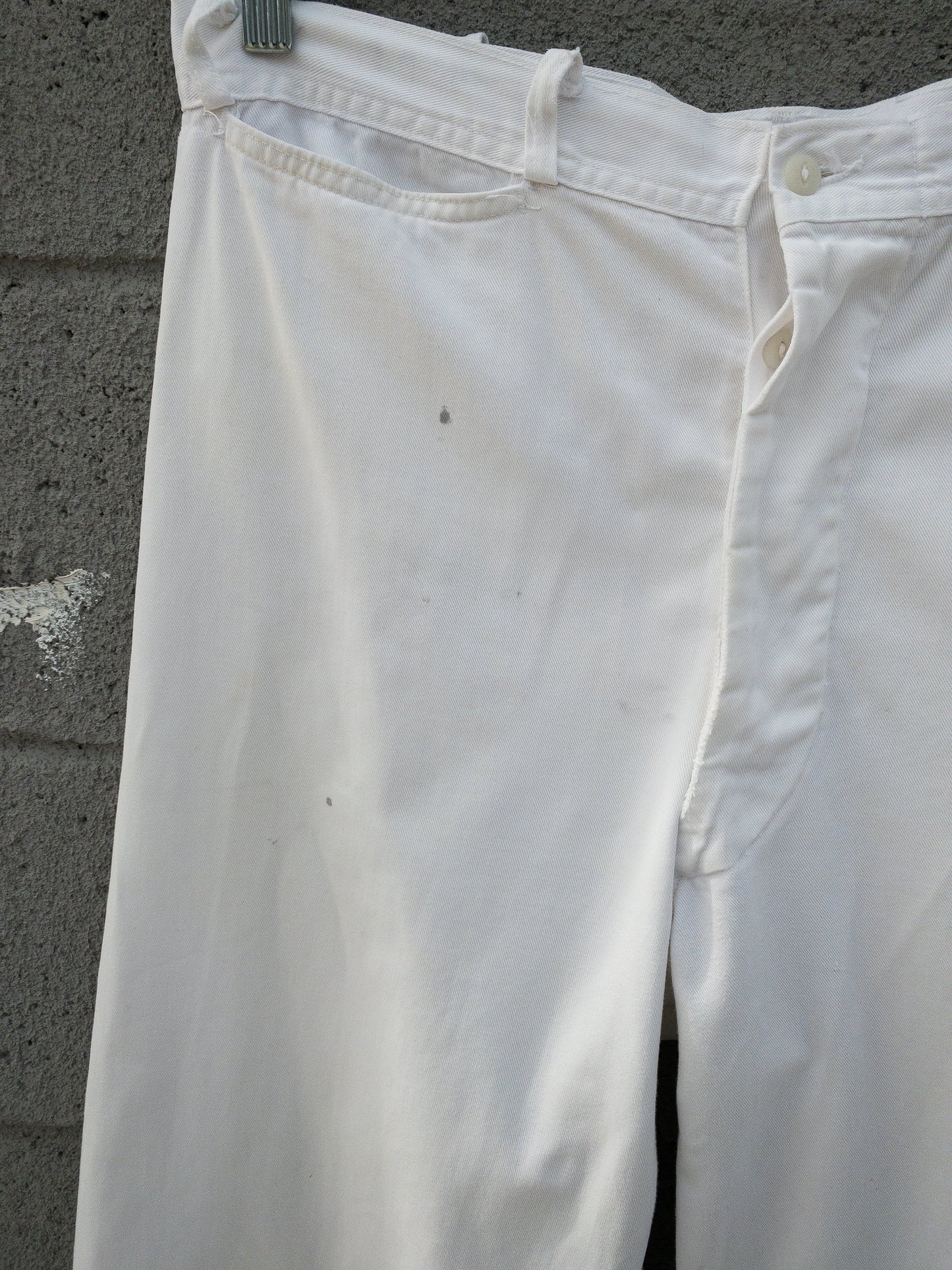 White Sailor Pant | 34 x 27