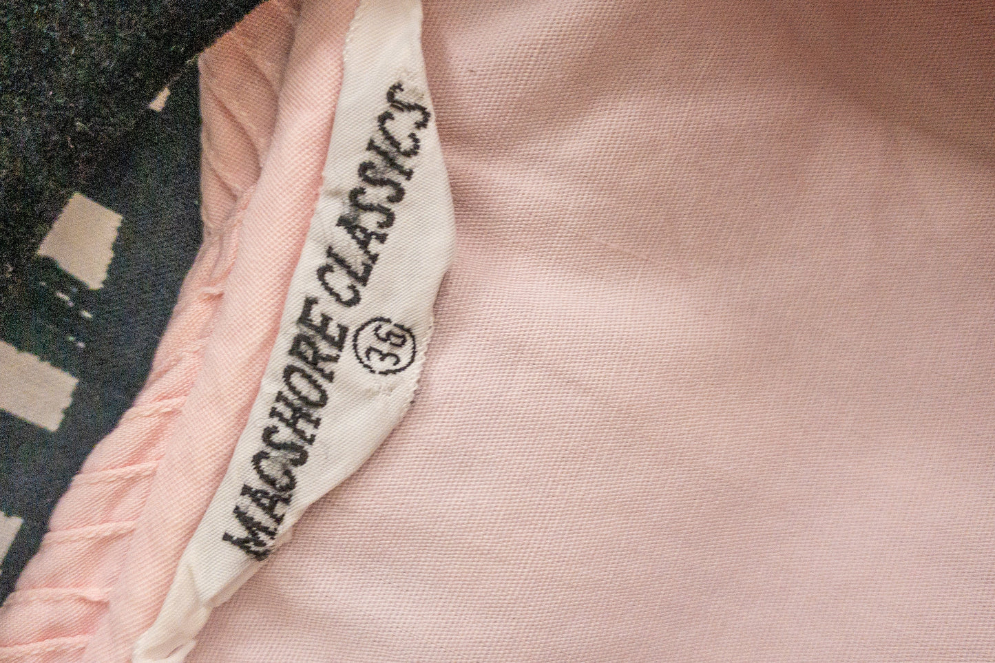 50s Baby Pink Pintuck Blouse | S/M
