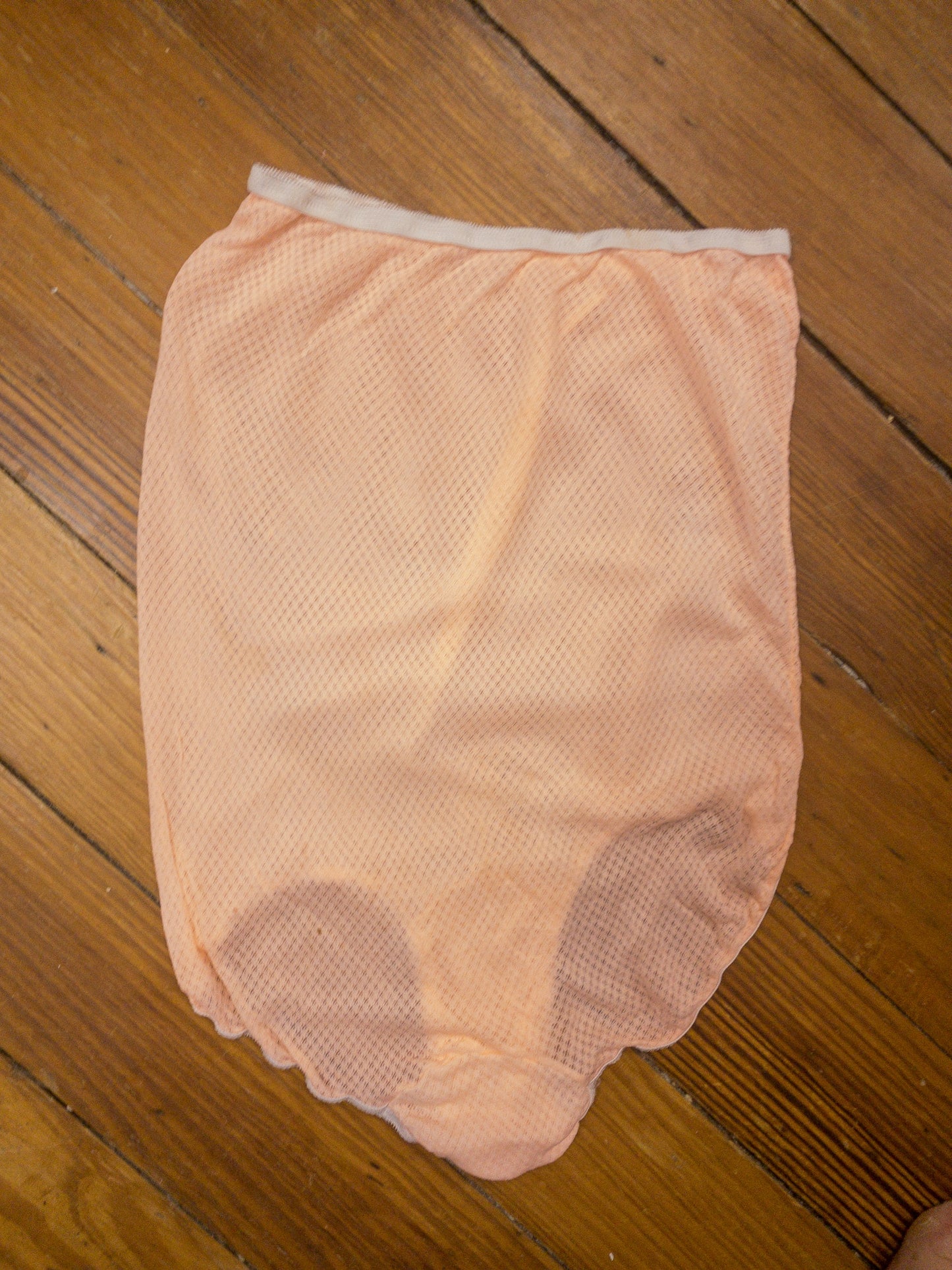 60's Coral Eyelet High Waist Underwear